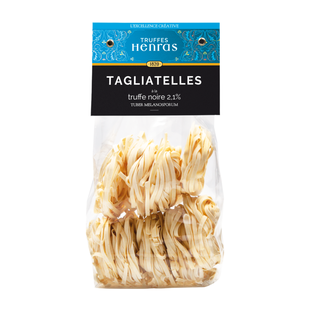 Tagliatelle met zwarte truffel 250gr Maison Truffes Henras