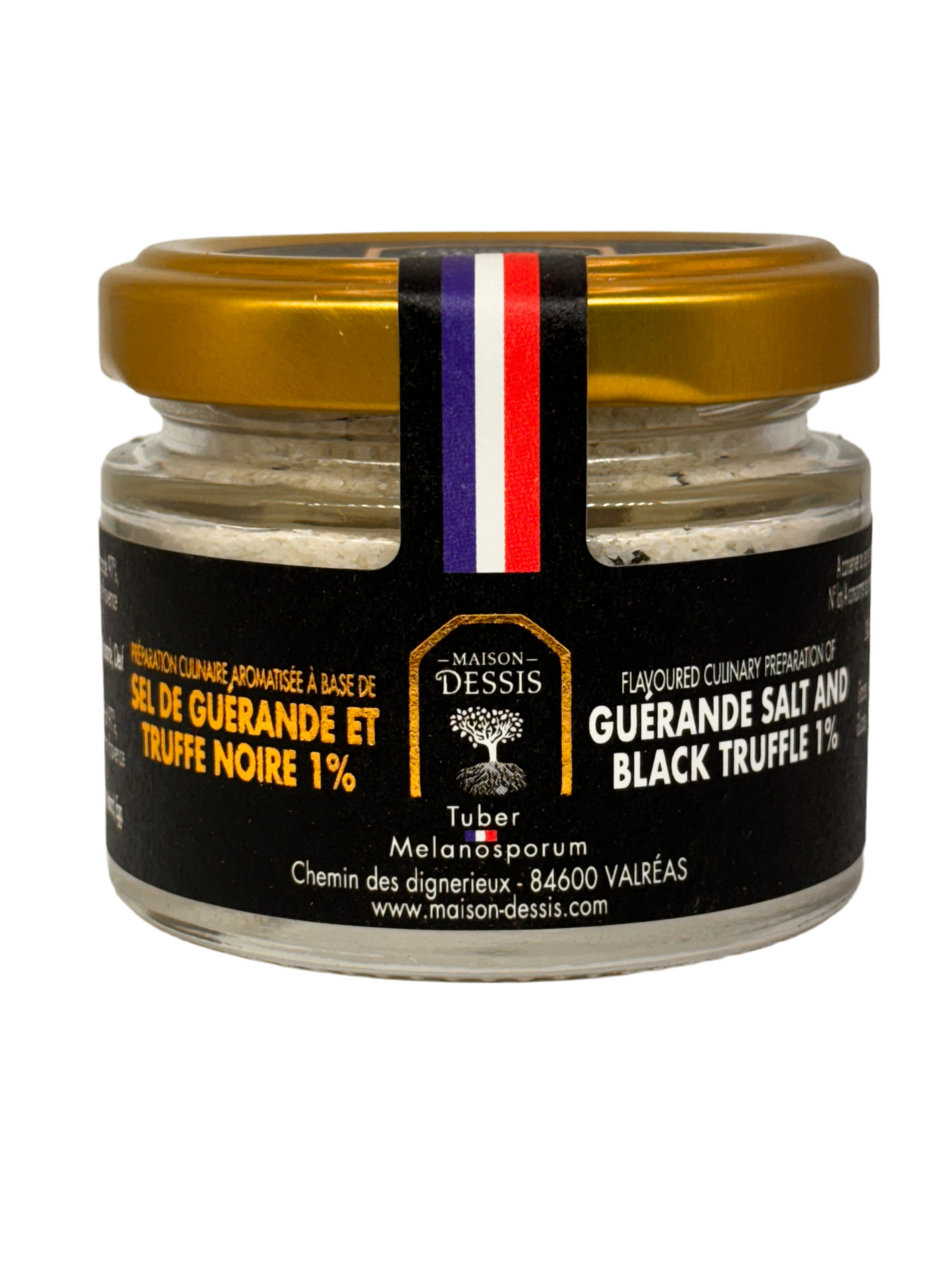 IGP Guérande zout met zwarte truffel 50gr Maison Dessis