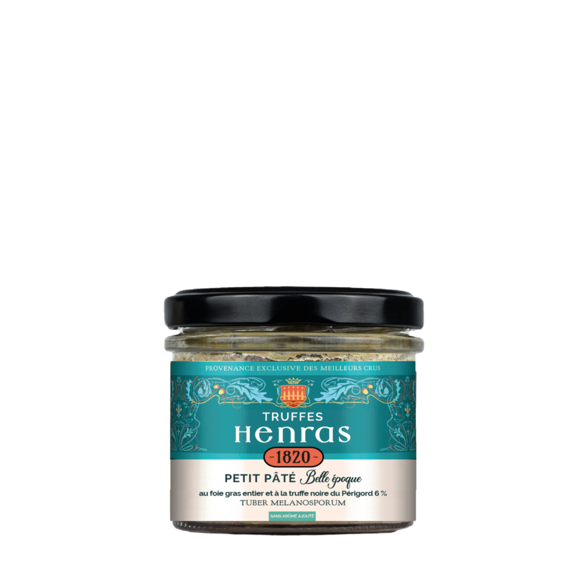 Paté met foie gras en 6% Périgord truffel 100gr Maison Truffes Henras