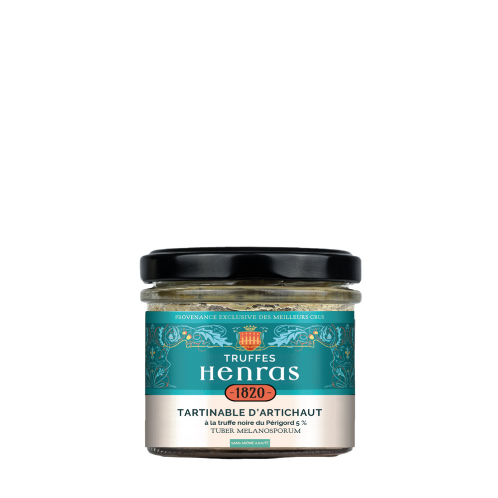 Artisjokcrème met 5% zwarte Périgordtruffel 100gr Maison Truffes Henras