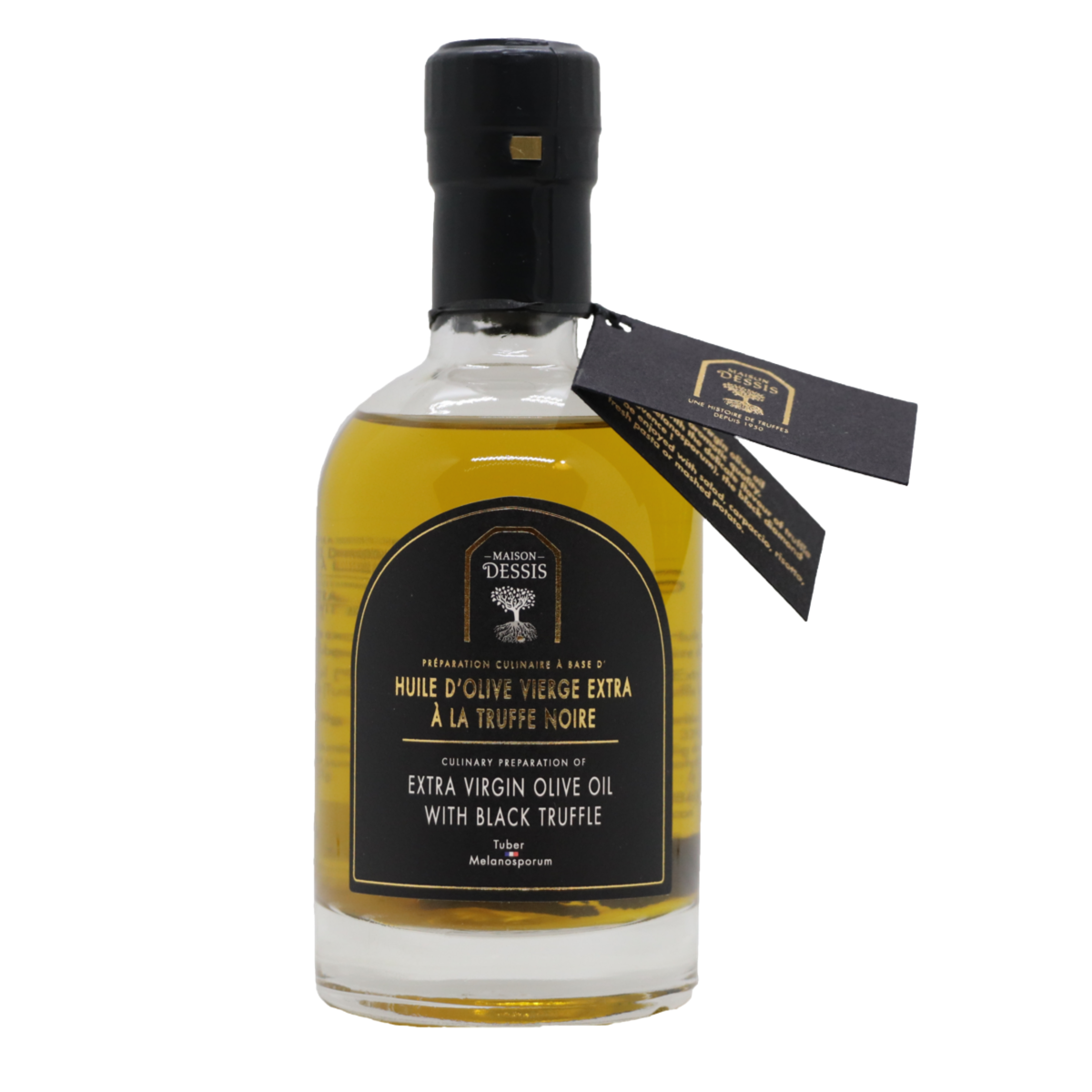 Extra vierge olijfolie met zwarte truffel 200ml Maison Dessis