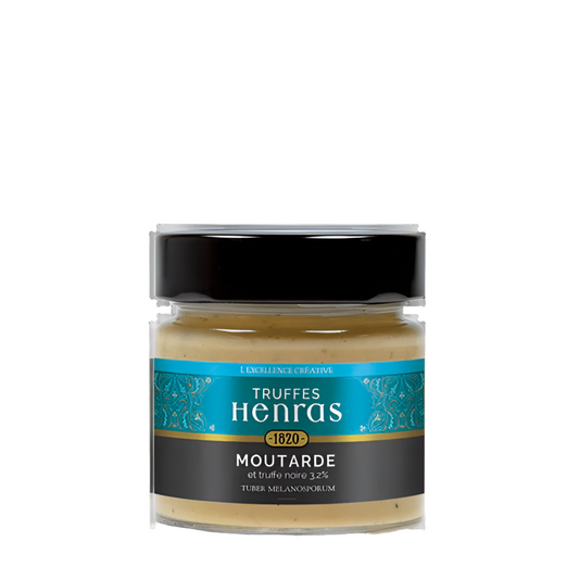 Dijon-mosterd met 3,2% zwarte truffel 110gr Maison Truffes Henras